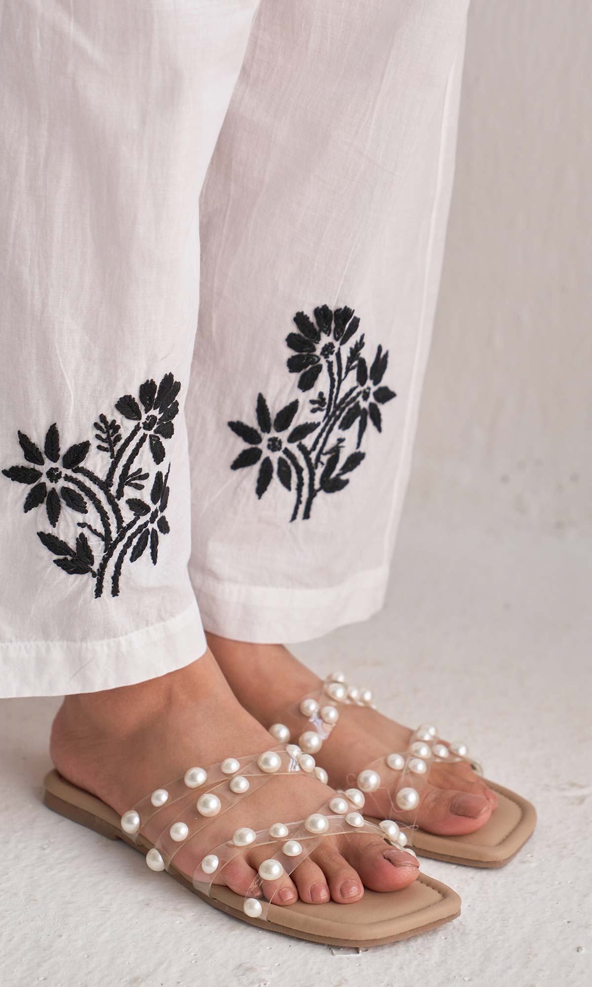 Handcrafted Chikankari White Co-ord Set