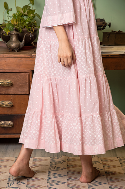 RIDHI SURI DAISY SOFT PINK DRESS