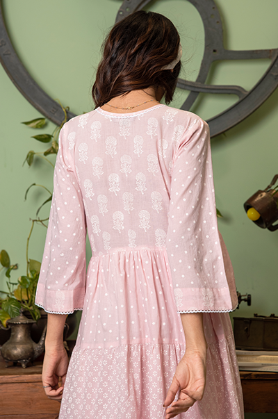 RIDHI SURI DAISY SOFT PINK DRESS